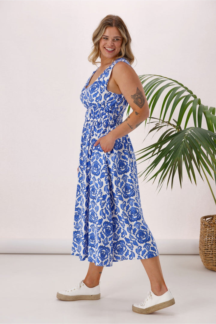 Label Theassaly Dress Print