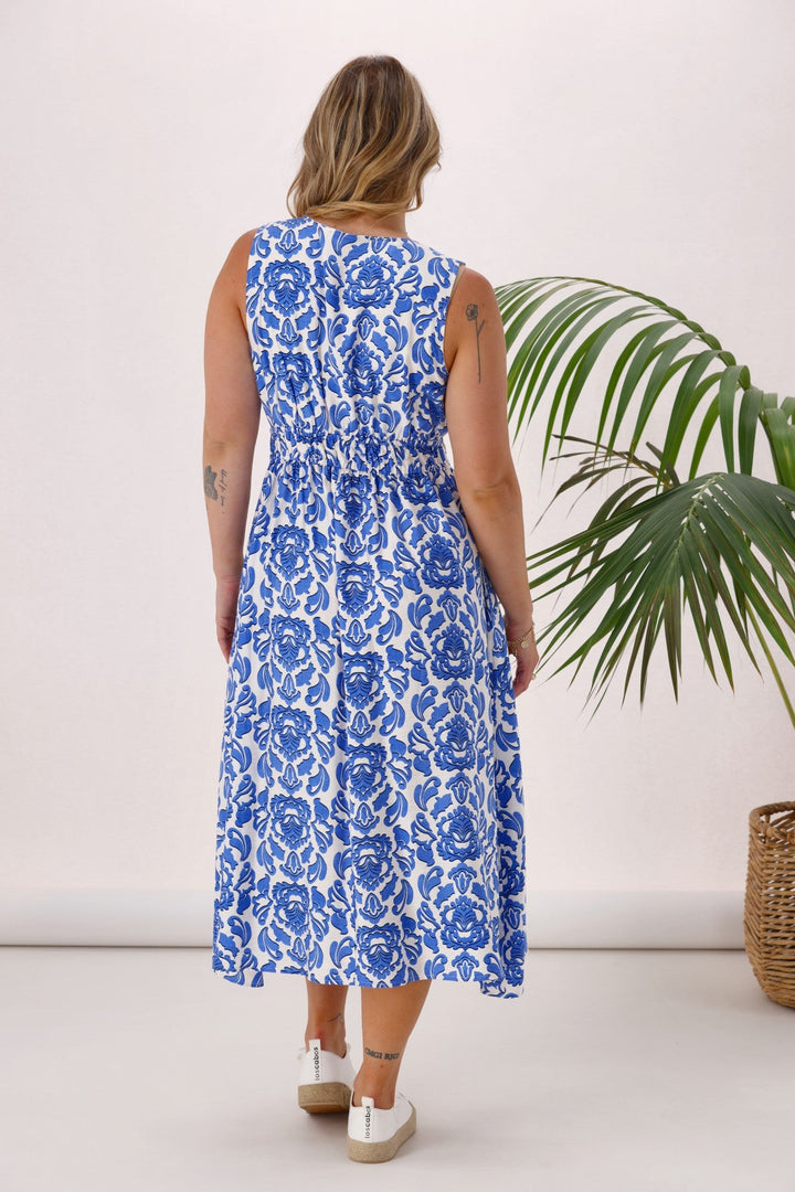 Label Theassaly Dress Print