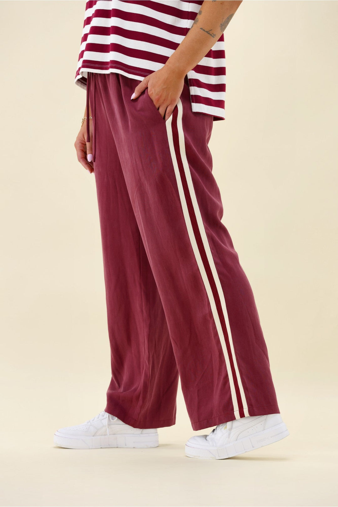 Label Marisol Pant Wine