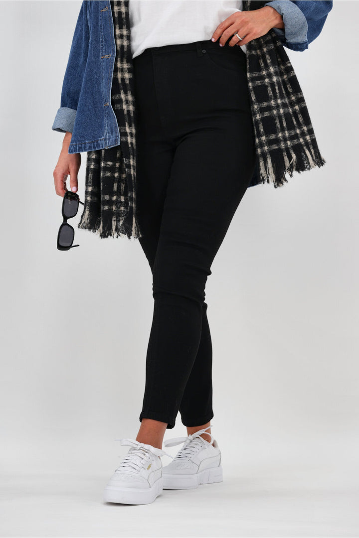 Silent Theory Vice High Skinny Jean Jet Black
