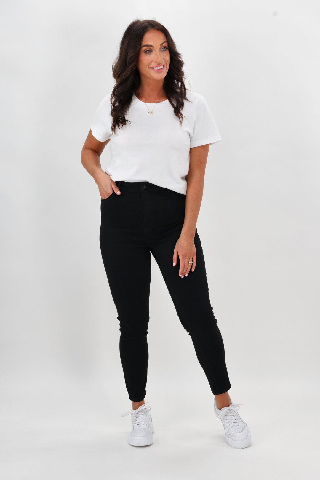 Silent Theory Vice High Skinny Jean Jet Black