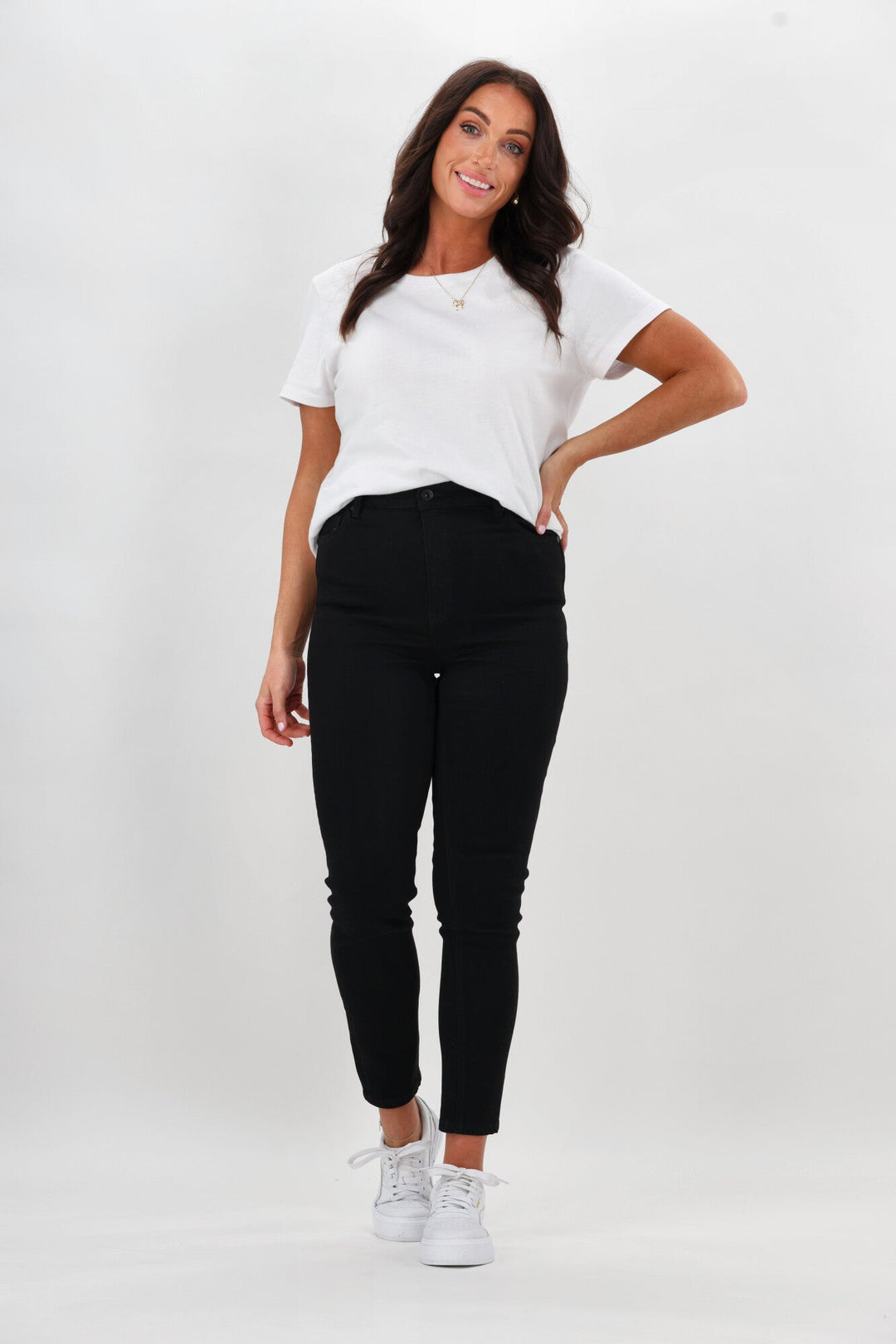 Silent Theory Vice High Skinny Jean Jet Black