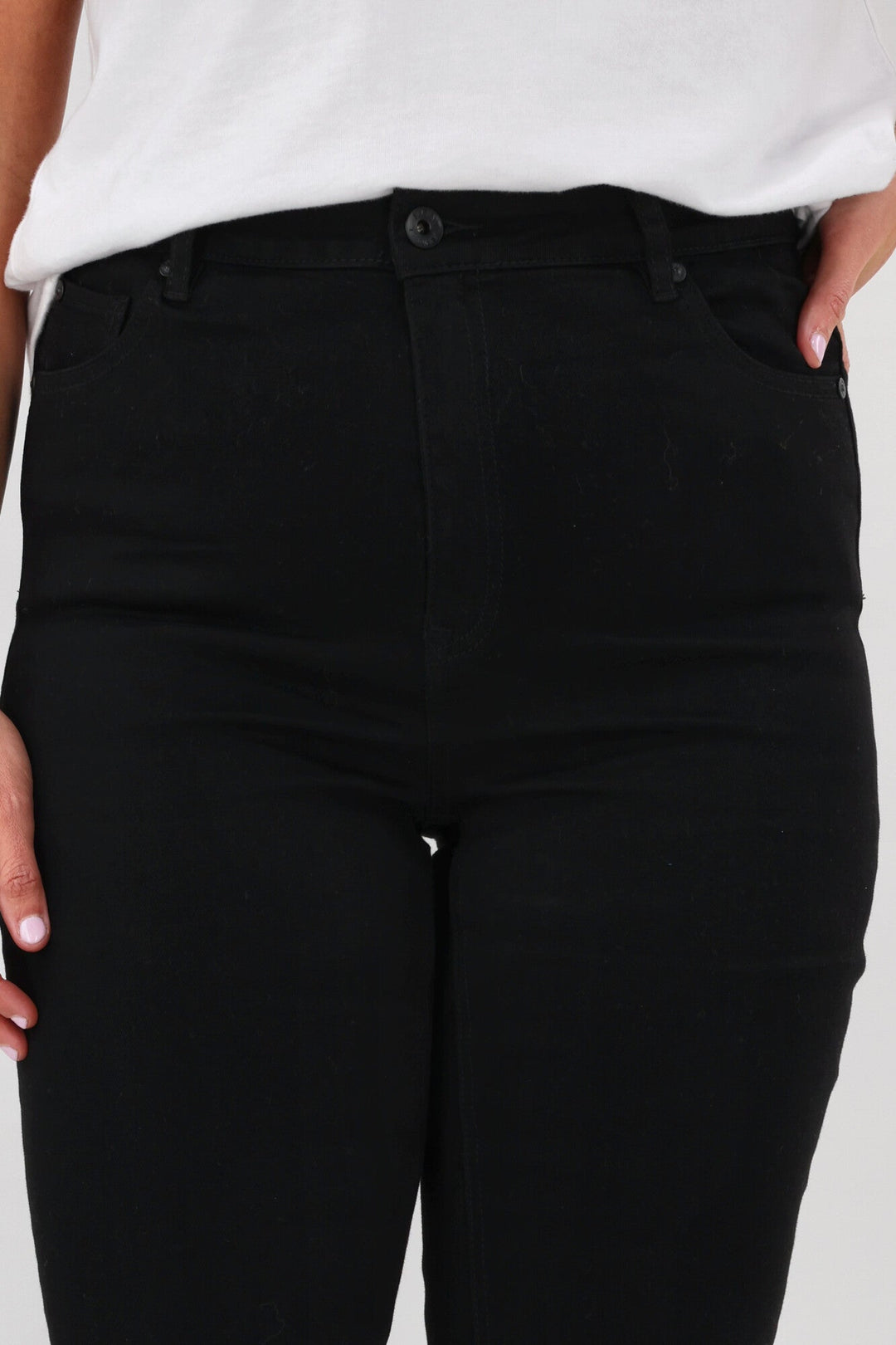 Silent Theory Vice High Skinny Jean Jet Black