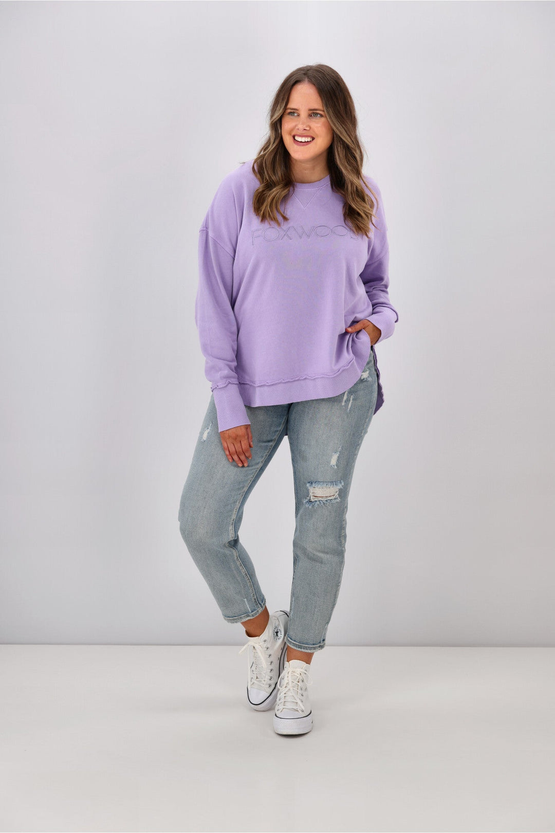 Foxwood Simplified Crew Lavender