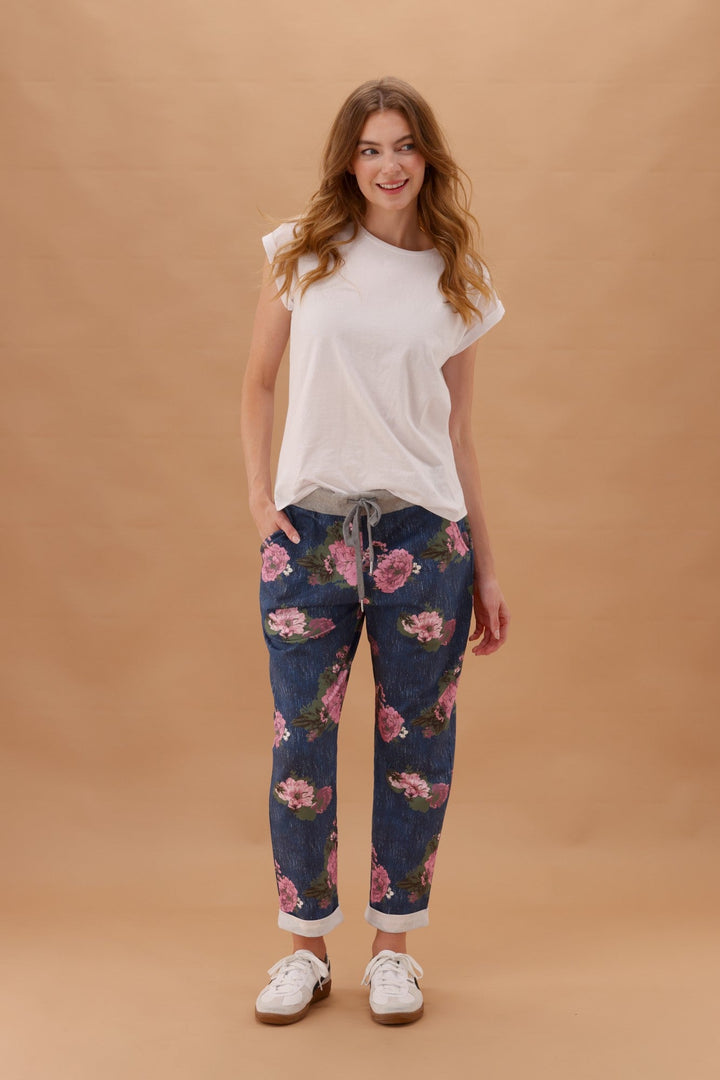 Sunday Boho Bailey Pant Dark Blue Wash
