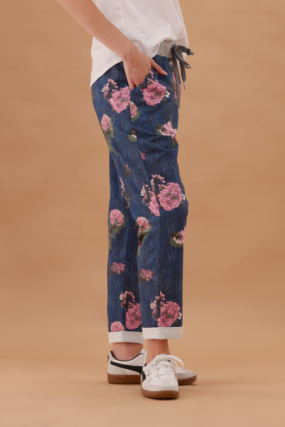 Sunday Boho Bailey Pant Dark Blue Wash