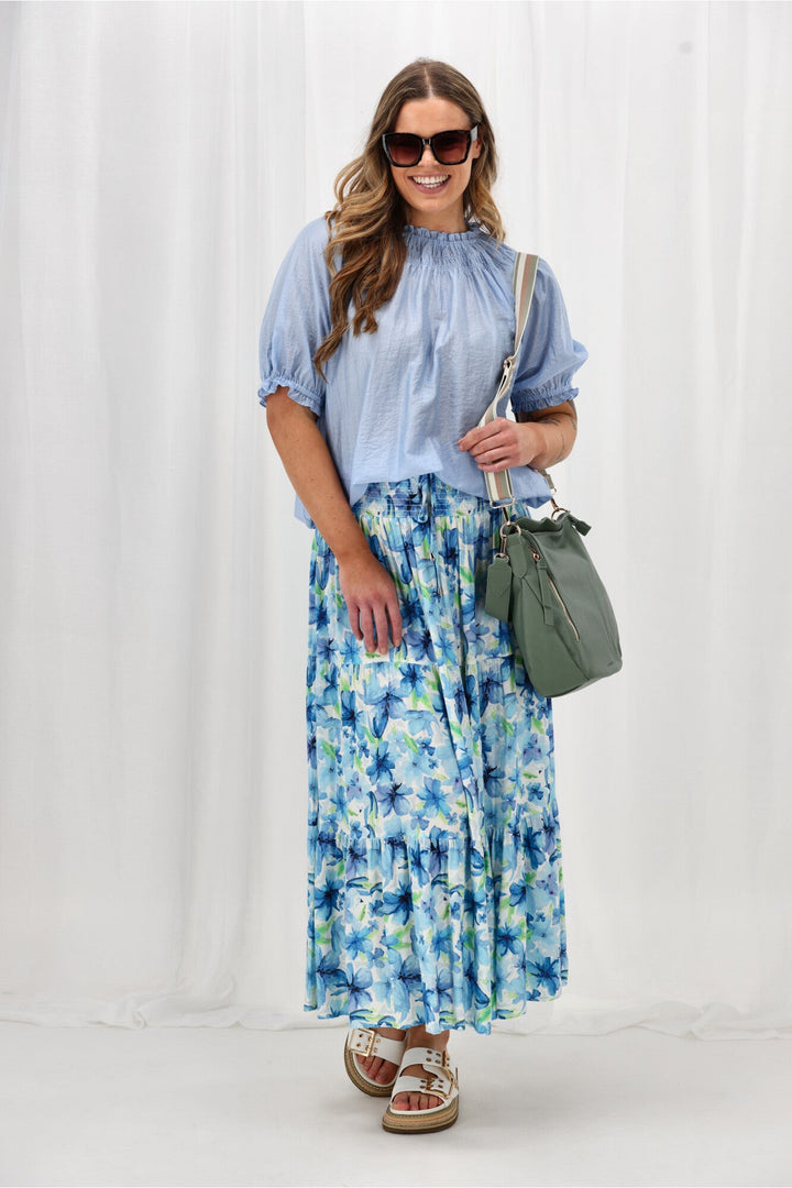 Sunday Boho Bella Skirt Blue