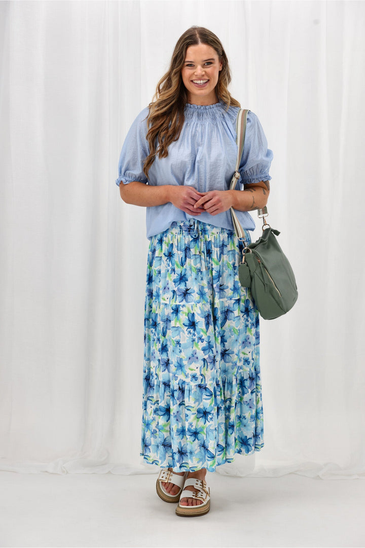 Sunday Boho Bella Skirt Blue
