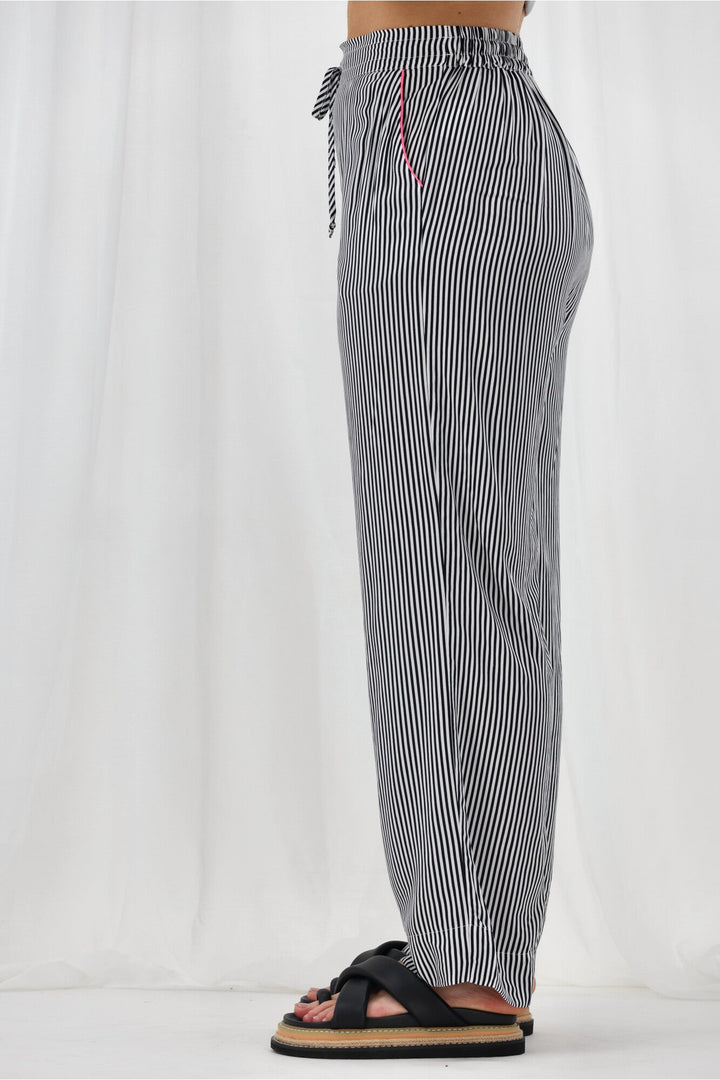 Sunday Boho Cedar Striped Pant Navy