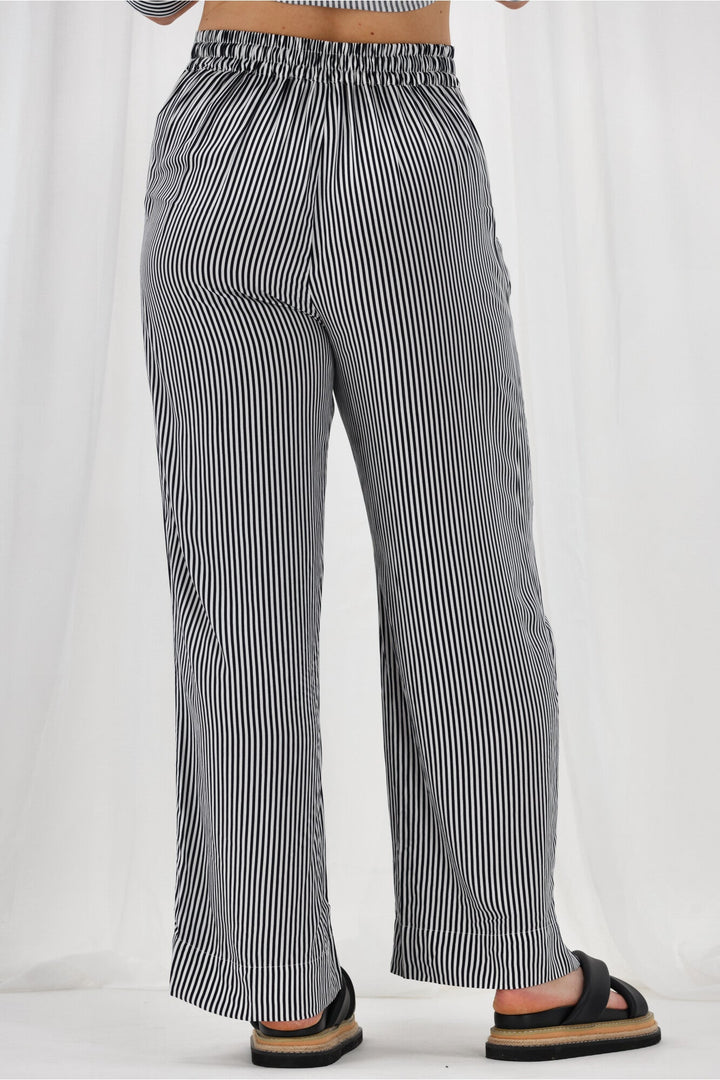 Sunday Boho Cedar Striped Pant Navy