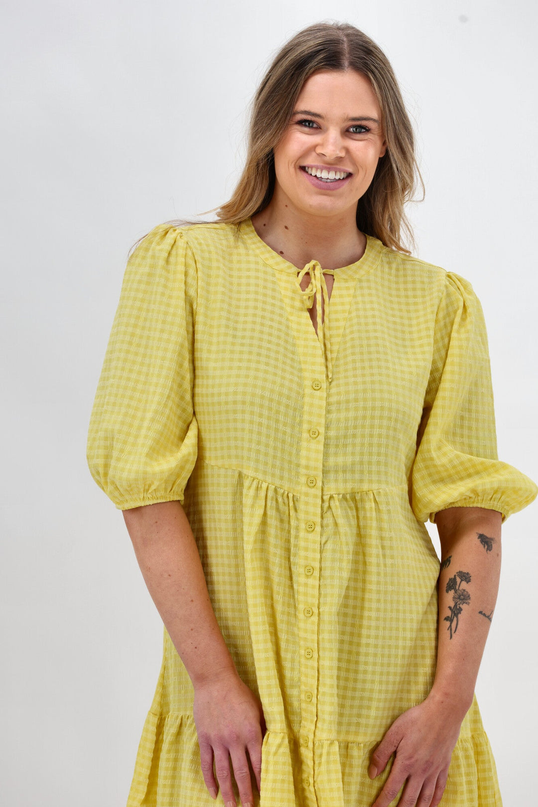 Sunday Boho Eliza Dress Yellow