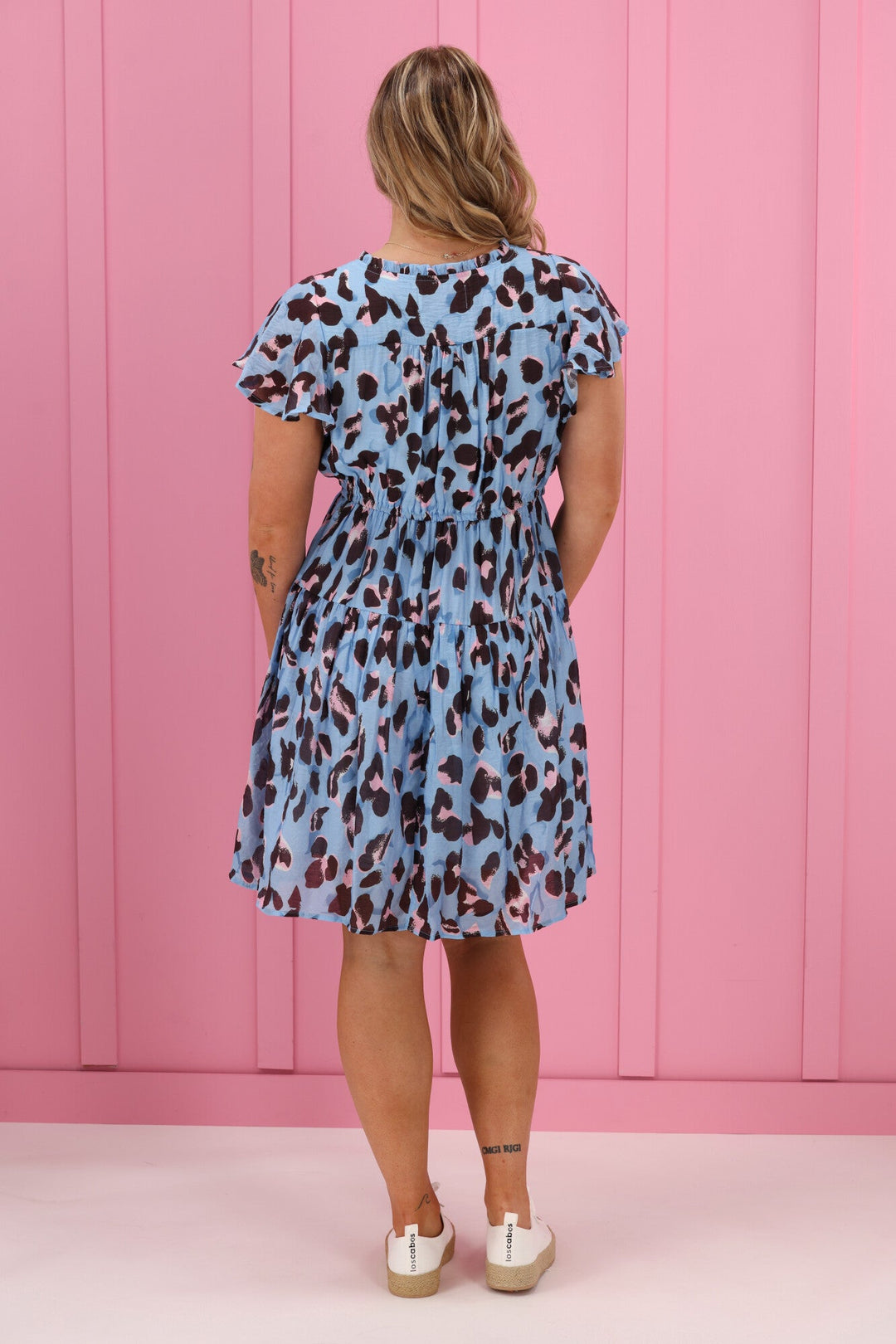 Sunday Boho Emelle Dress Blue Print