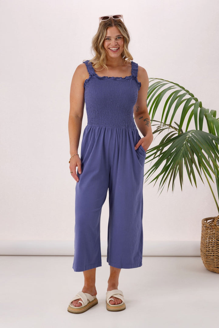 Sunday Boho Everyday Playsuit Blue
