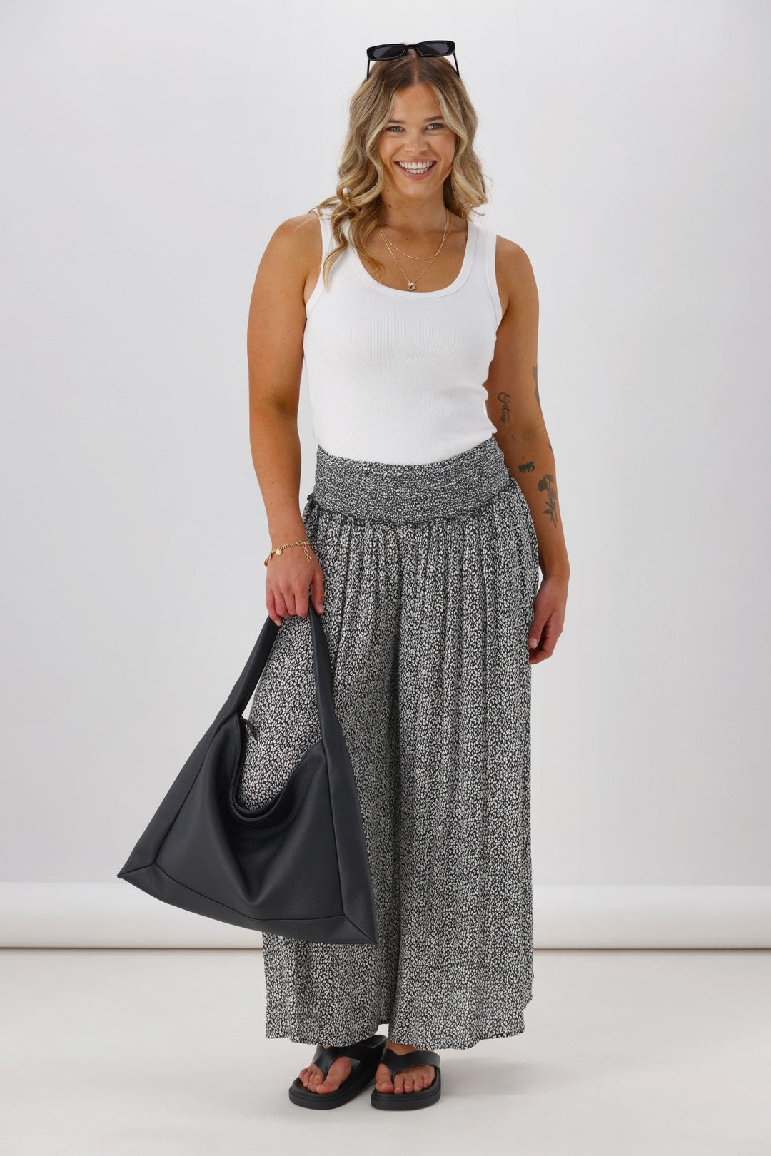 Sunday Boho India Pant Leopard Print