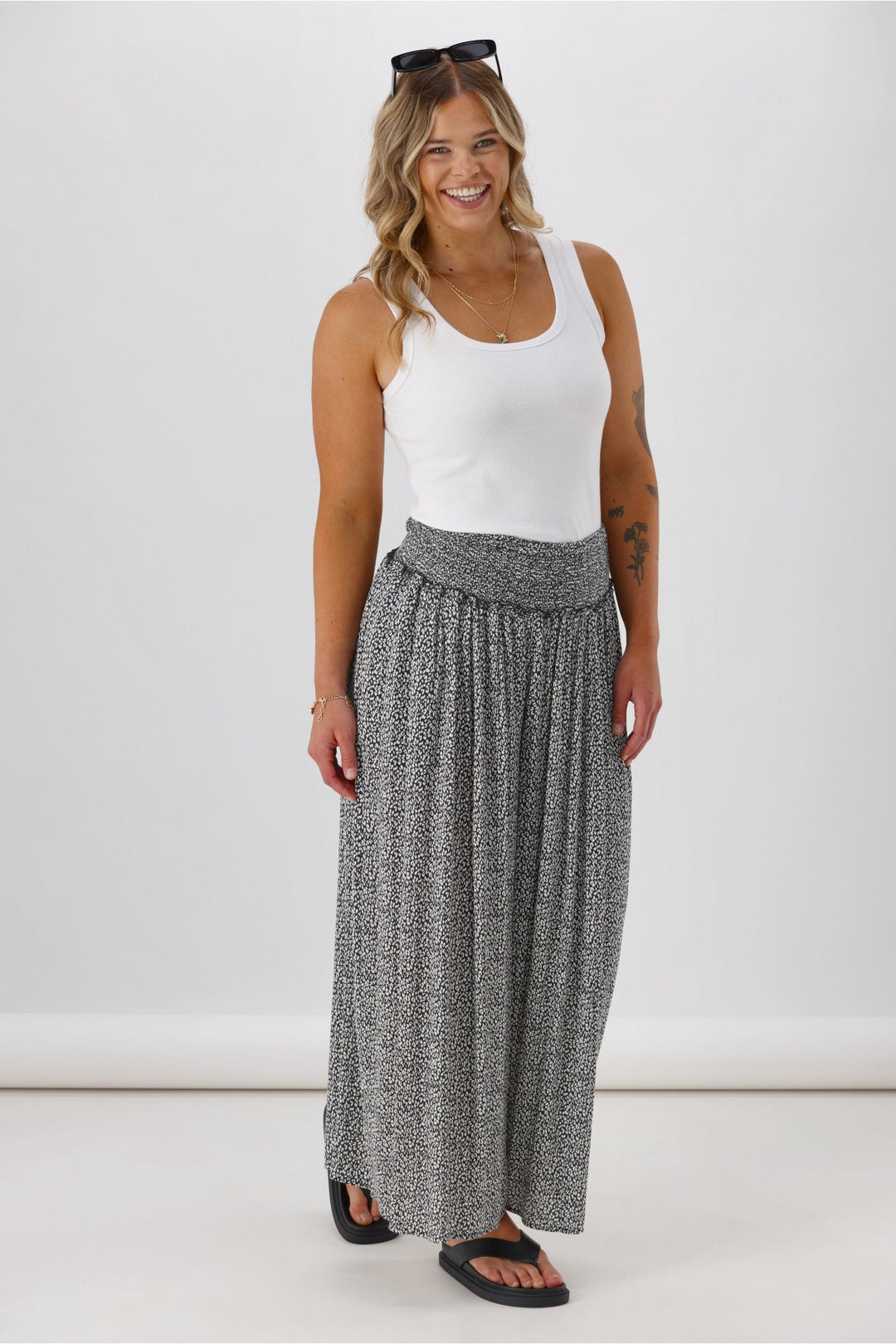 Sunday Boho India Pant Leopard Print