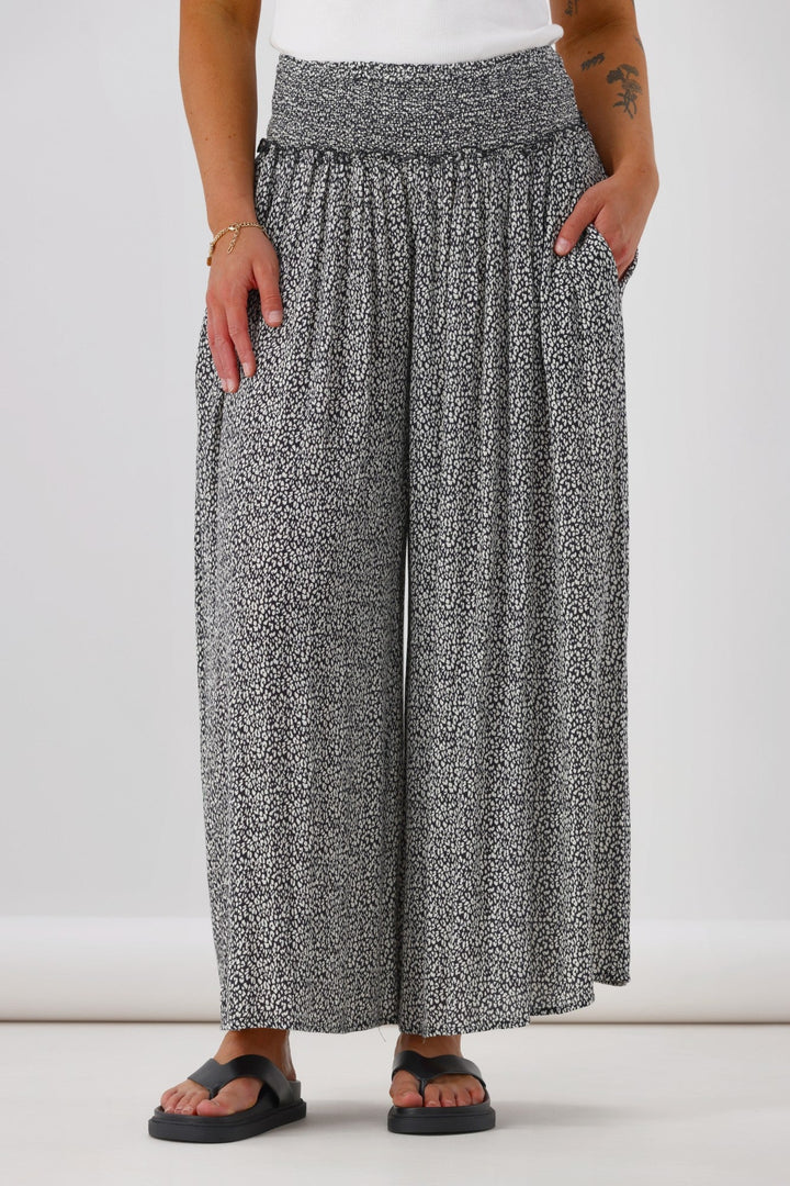 Sunday Boho India Pant Leopard Print