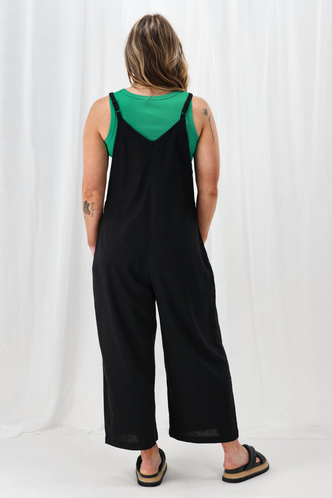 Sunday Boho Lucy Overall Black