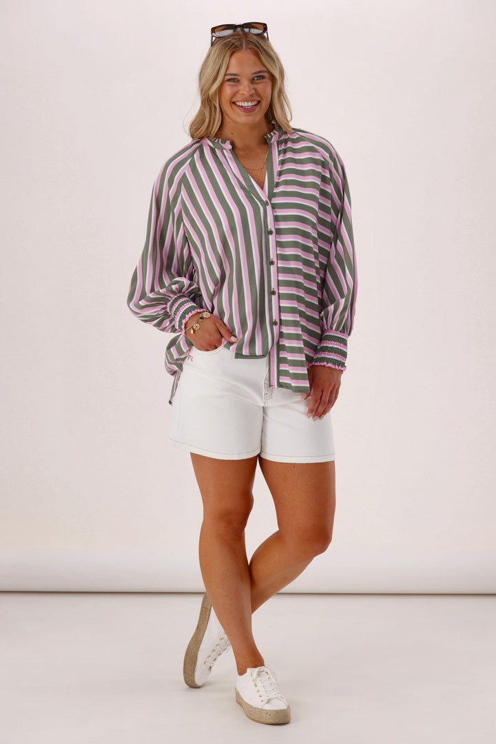 Sunday Boho Marnie Striped Blouse
