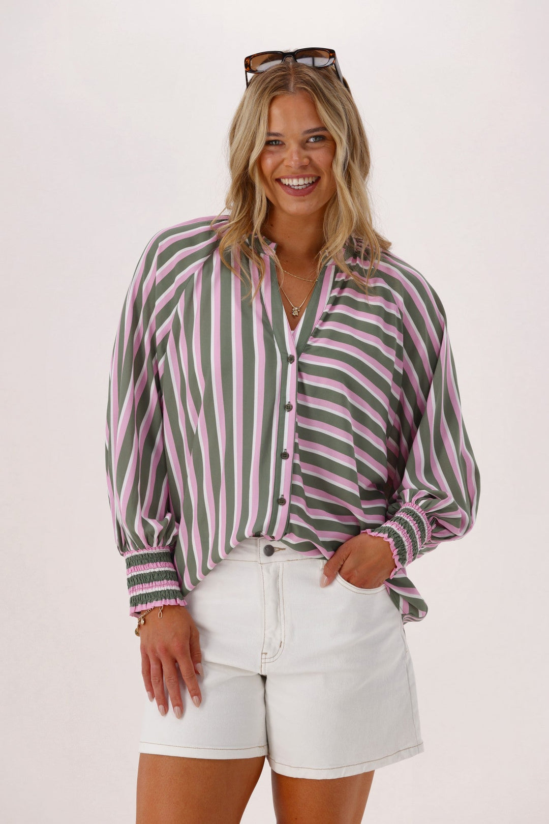 Sunday Boho Marnie Striped Blouse