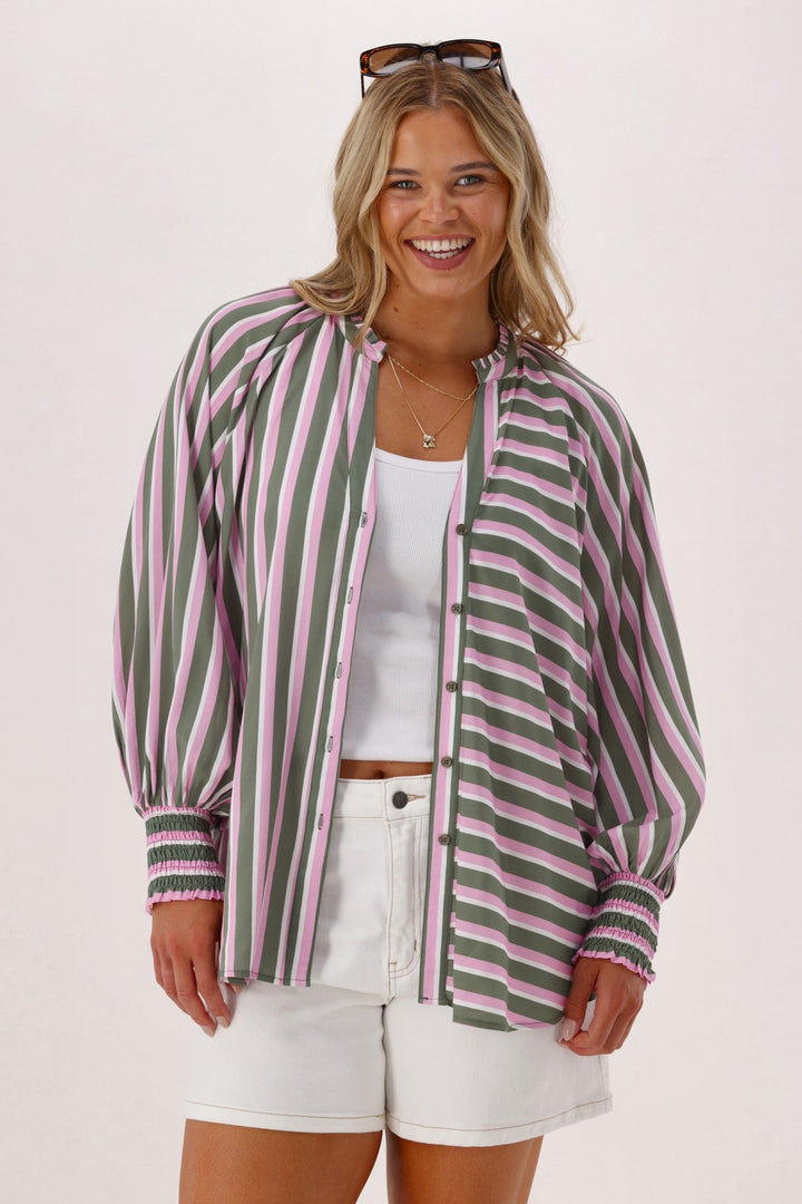 Sunday Boho Marnie Striped Blouse