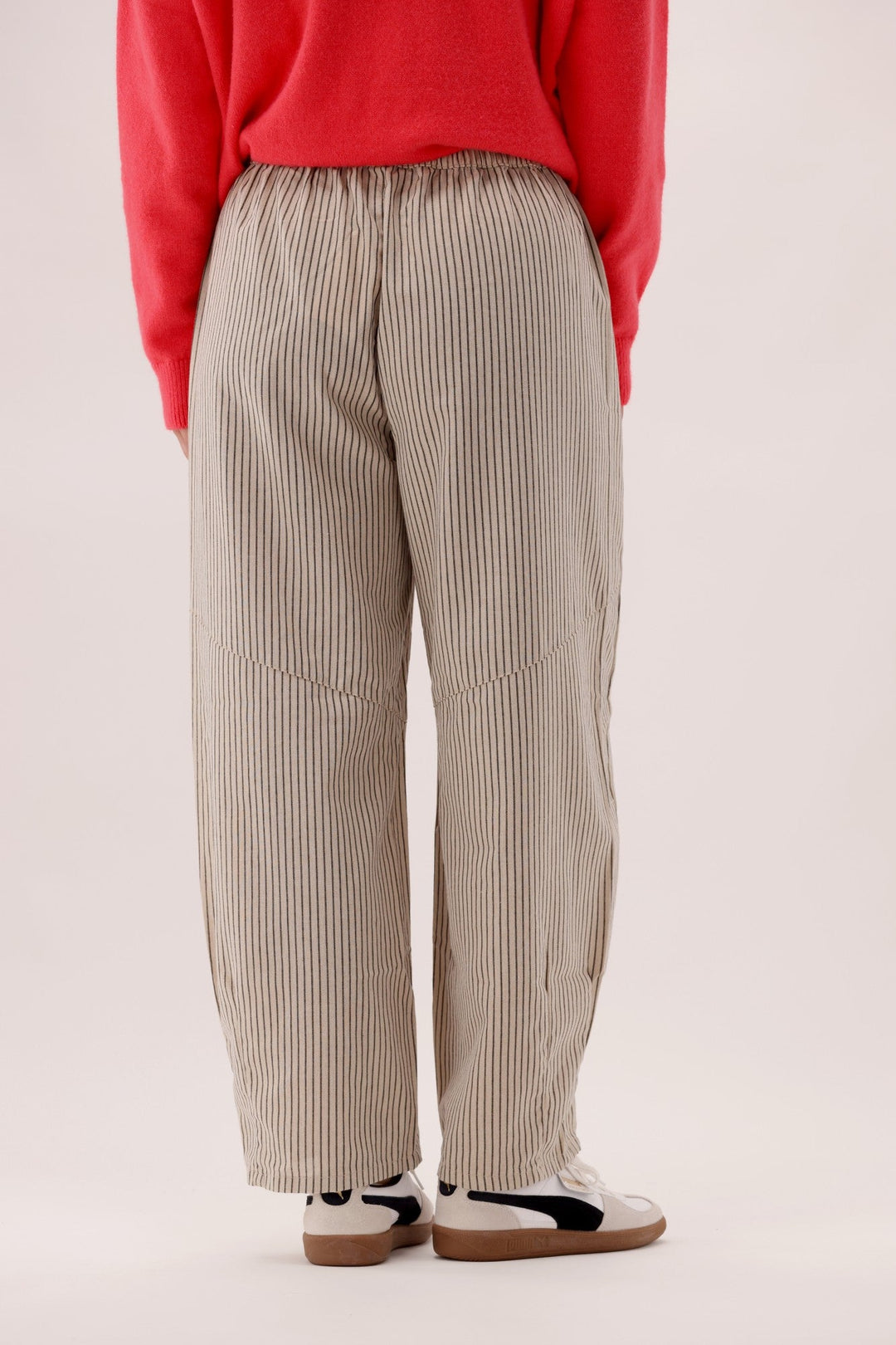 Sunday Boho Nara Pull On Barrel Pant Stripe
