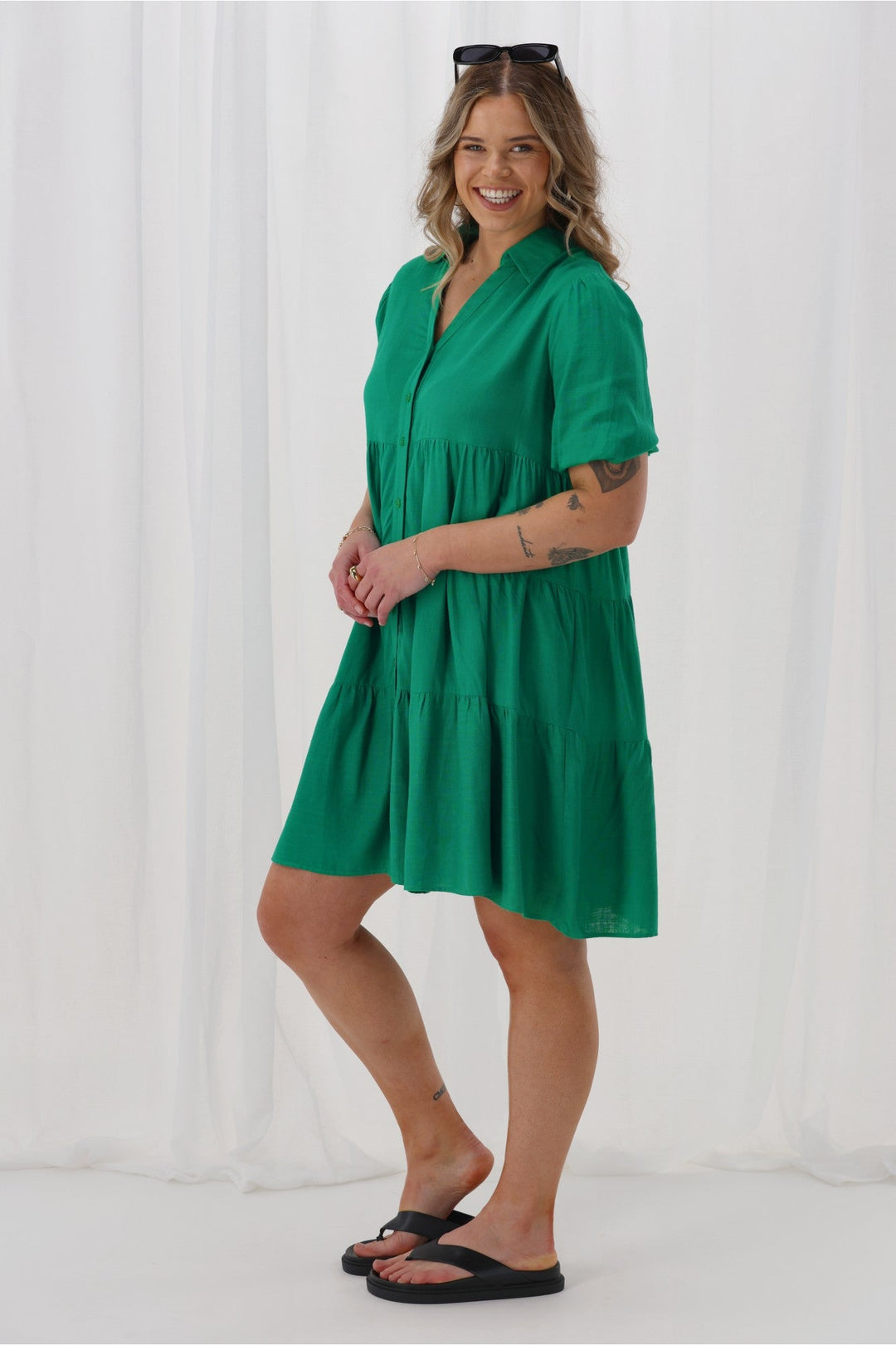 Sunday Boho Nina Dress Green