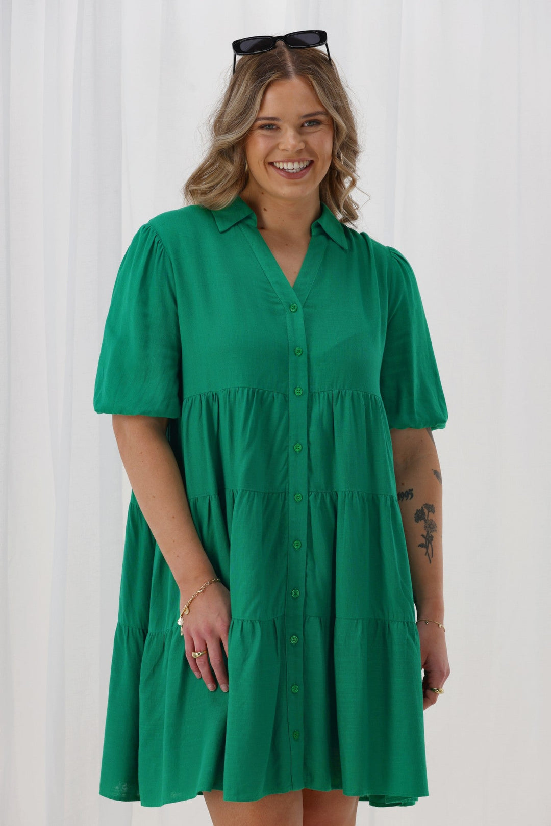 Sunday Boho Nina Dress Green