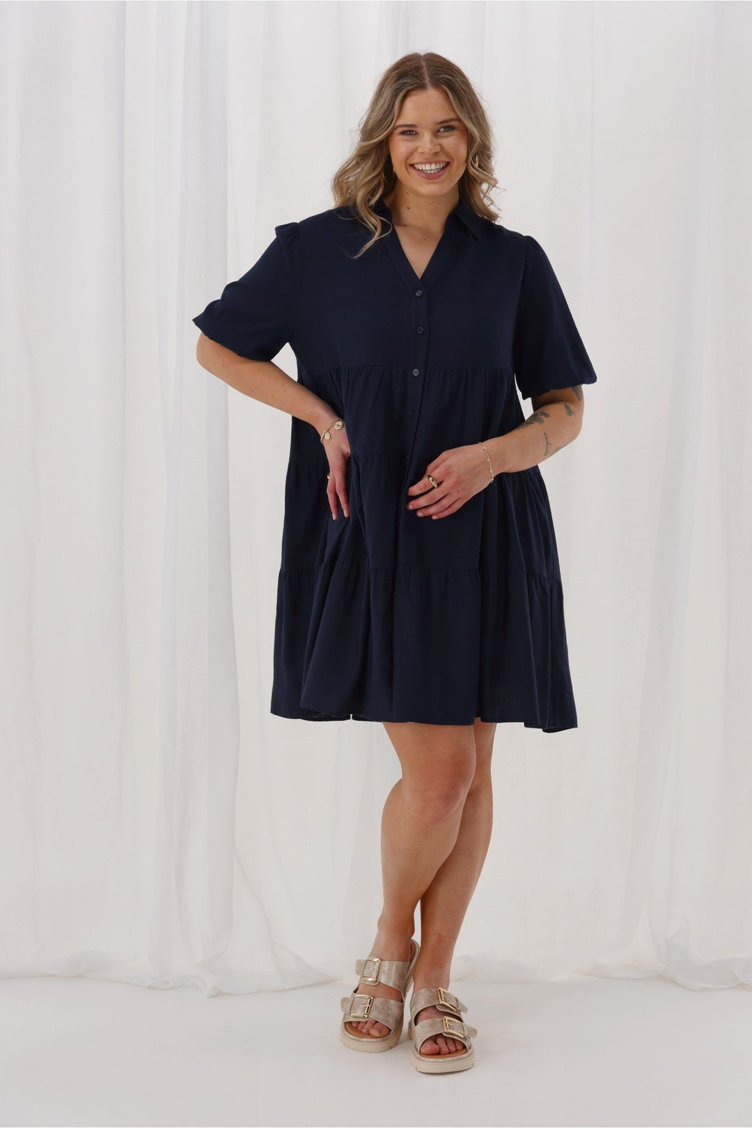 Sunday Boho Nina Dress Navy