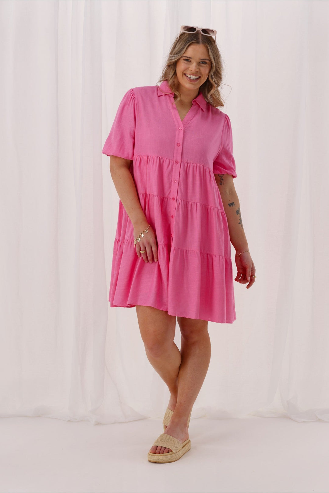 Sunday Boho Nina Dress Pink