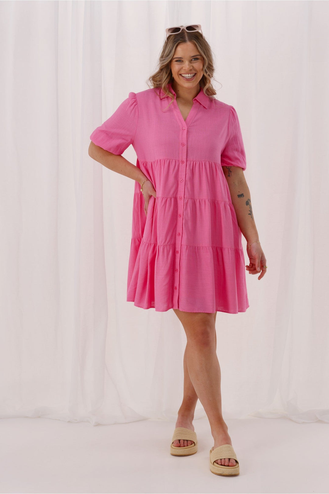 Sunday Boho Nina Dress Pink