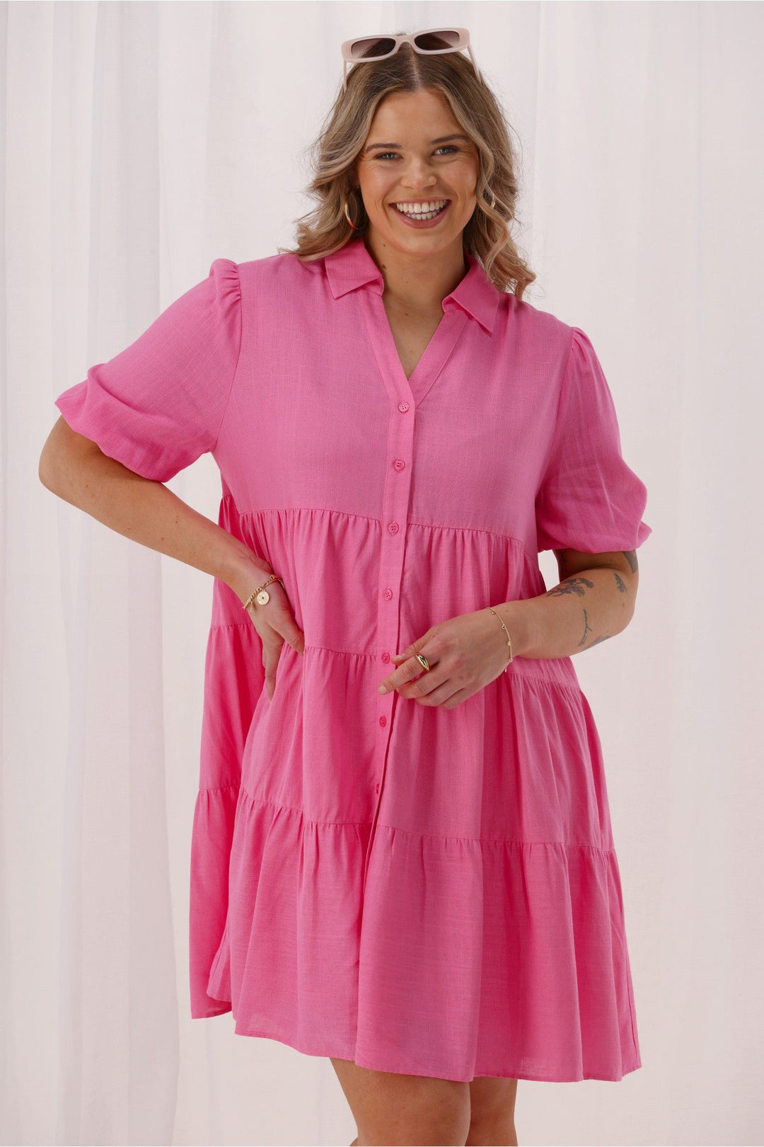 Sunday Boho Nina Dress Pink