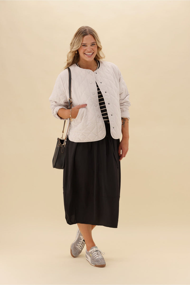 Sunday Boho Pauline Midi Skirt Black