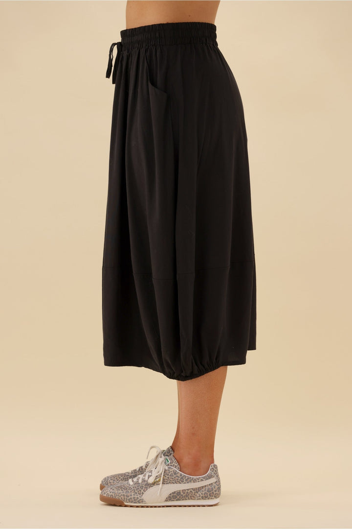 Sunday Boho Pauline Midi Skirt Black