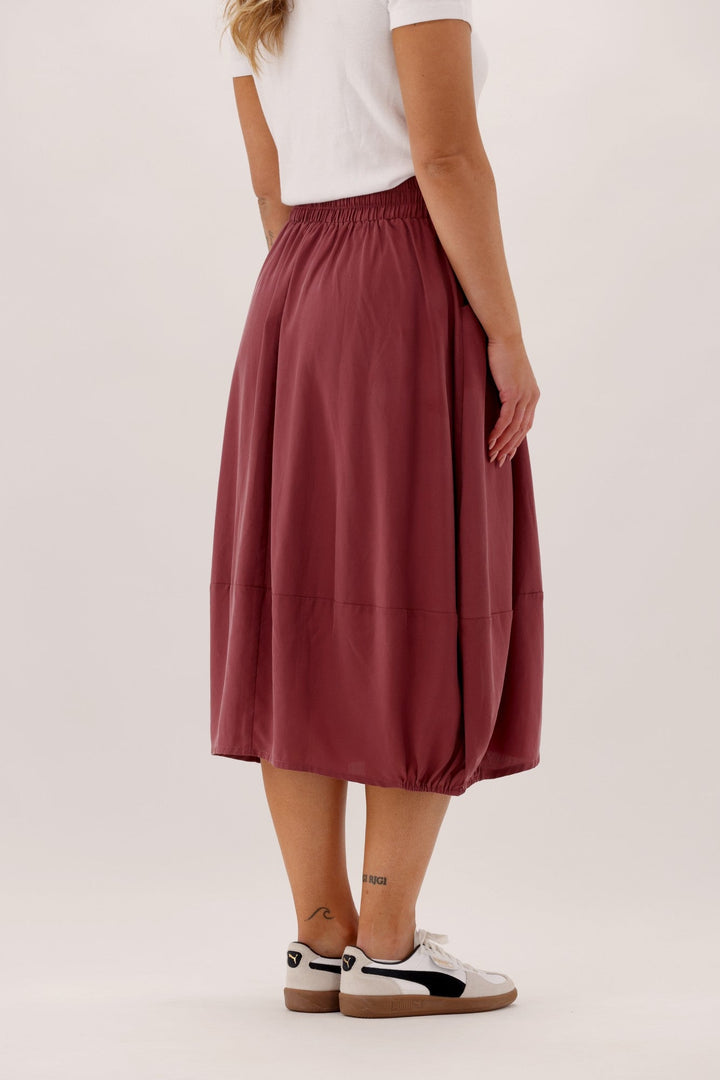 Sunday Boho Pauline Midi Skirt Rust