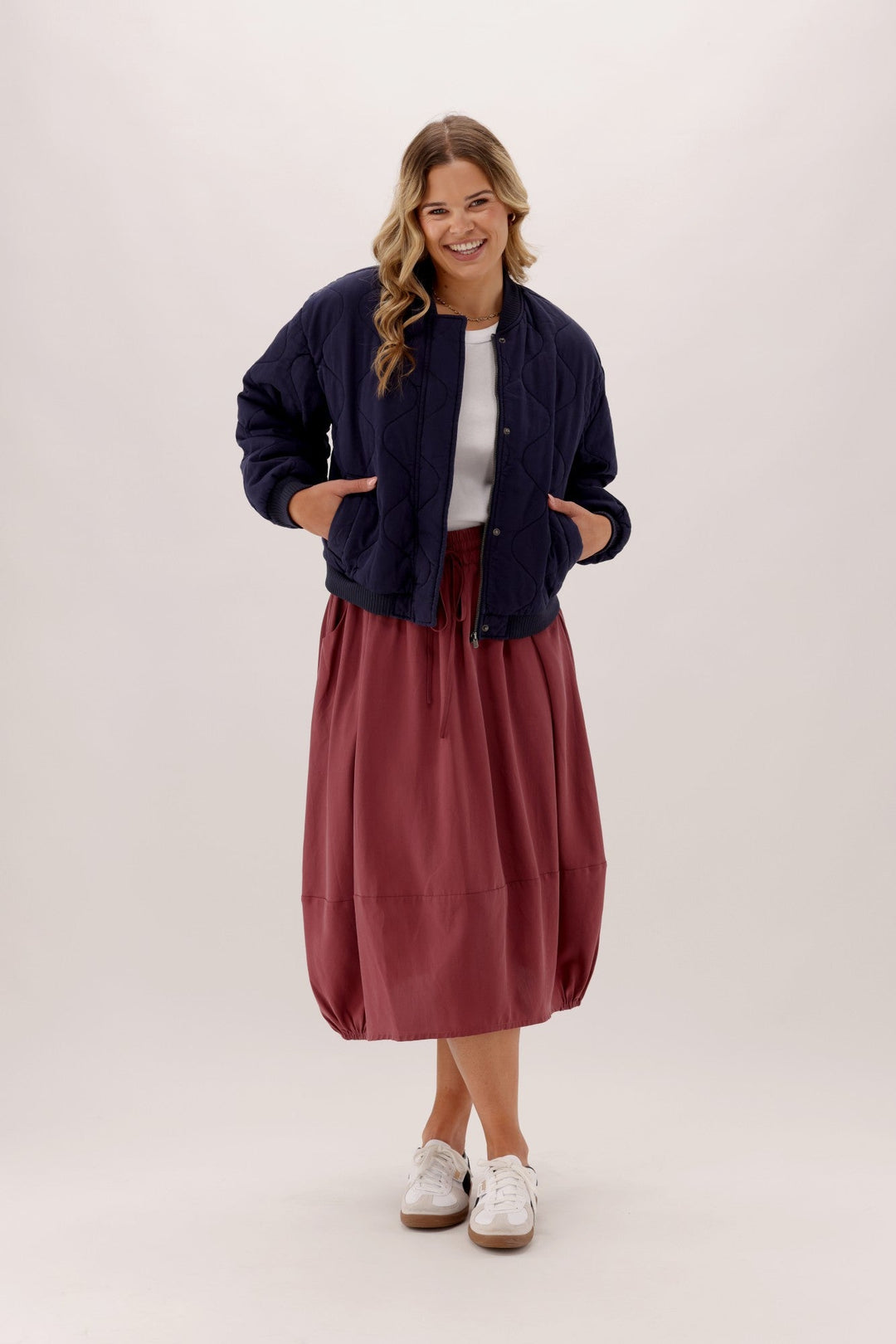 Sunday Boho Pauline Midi Skirt Rust