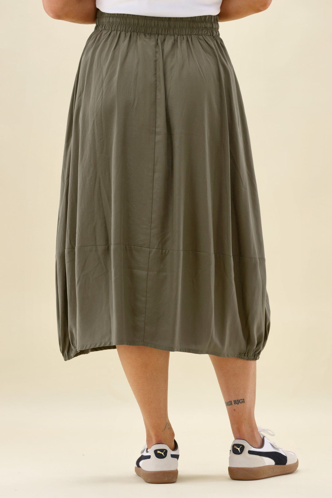Sunday Boho Pauline Midi Skirt Khaki