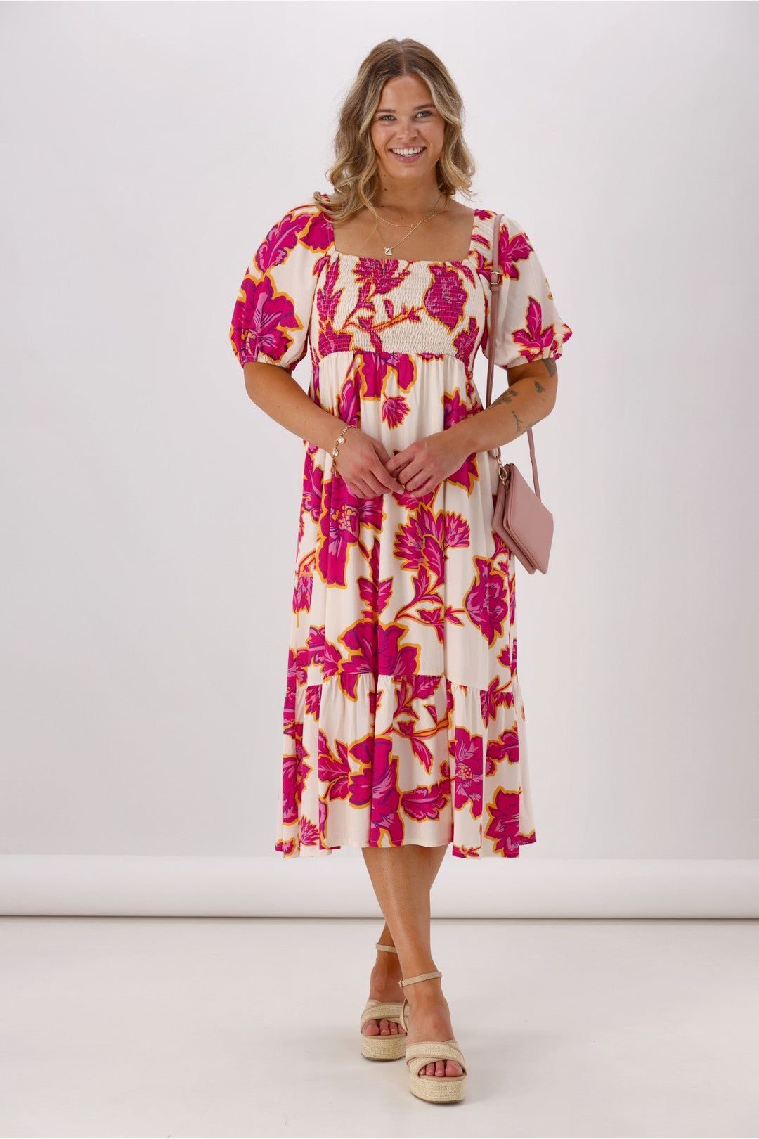 Sunday Boho Shelly Dress Floral Print