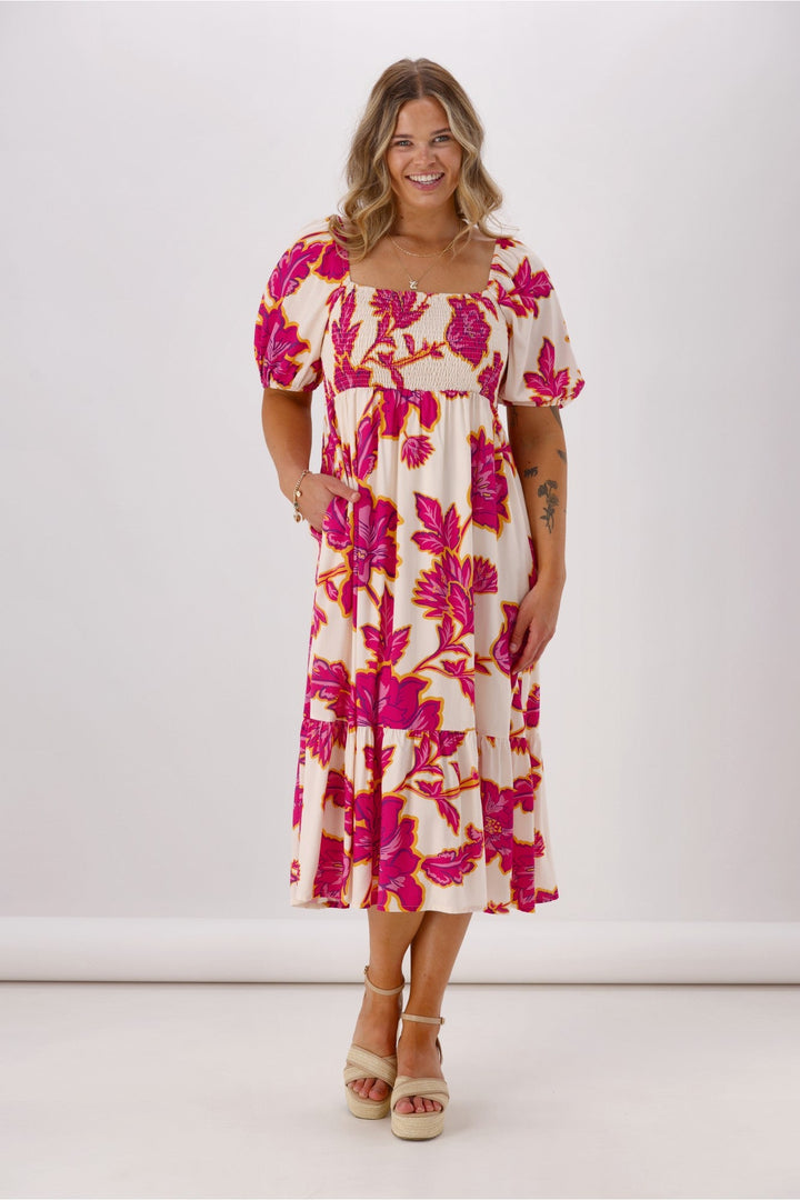 Sunday Boho Shelly Dress Floral Print