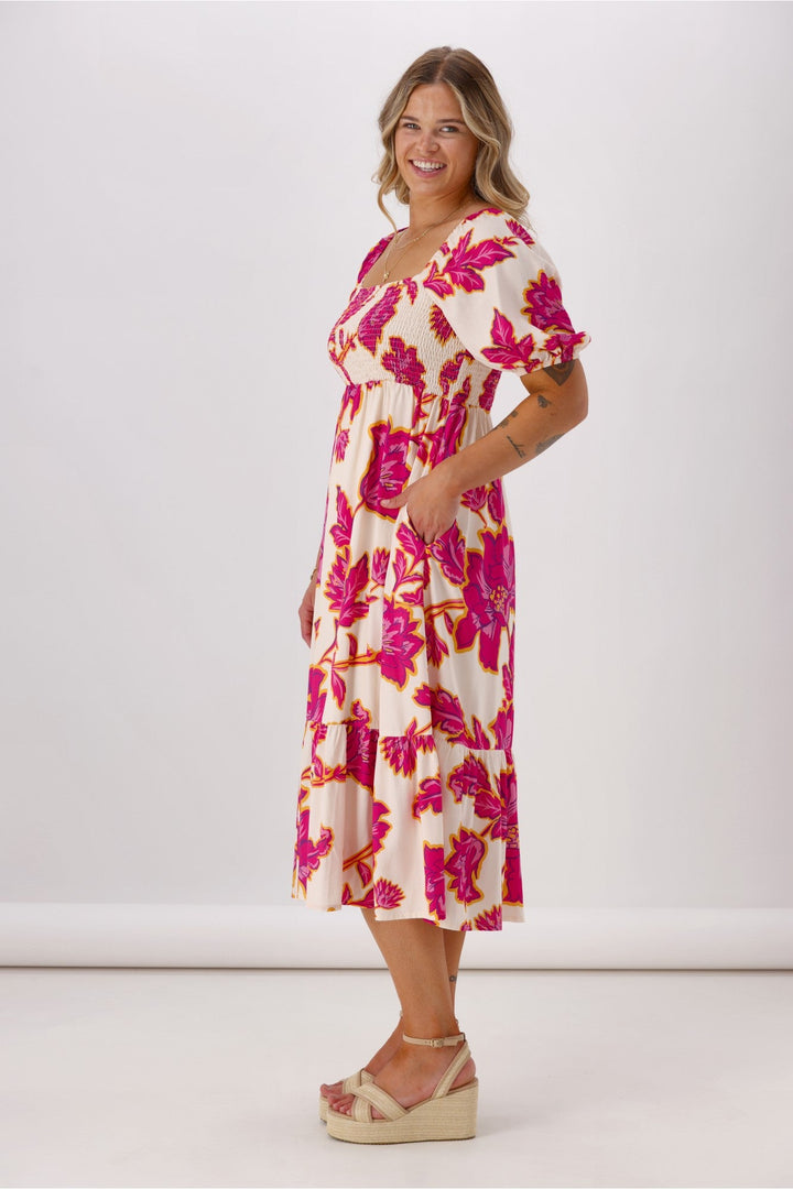 Sunday Boho Shelly Dress Floral Print