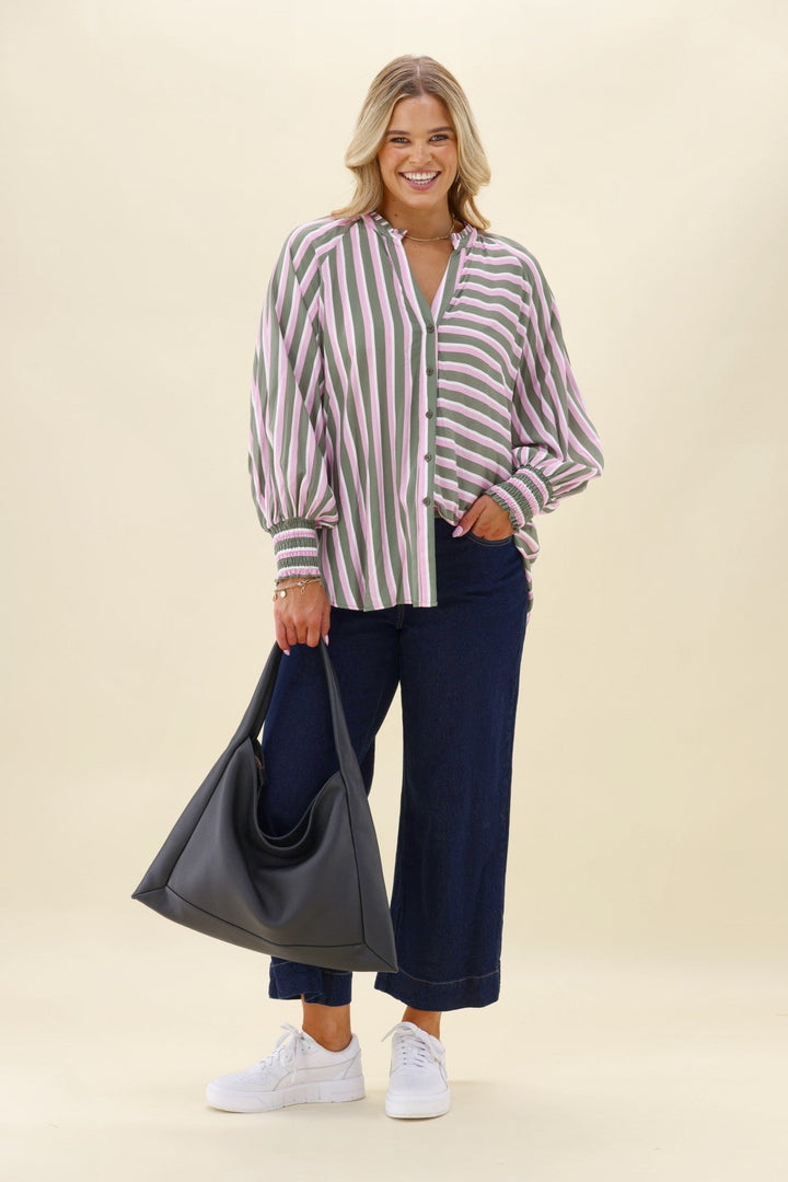 Sunday Boho Marnie Striped Blouse
