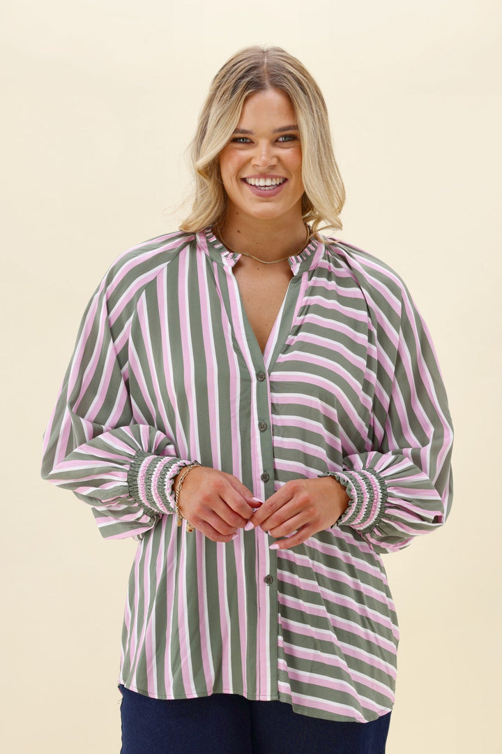 Sunday Boho Marnie Striped Blouse