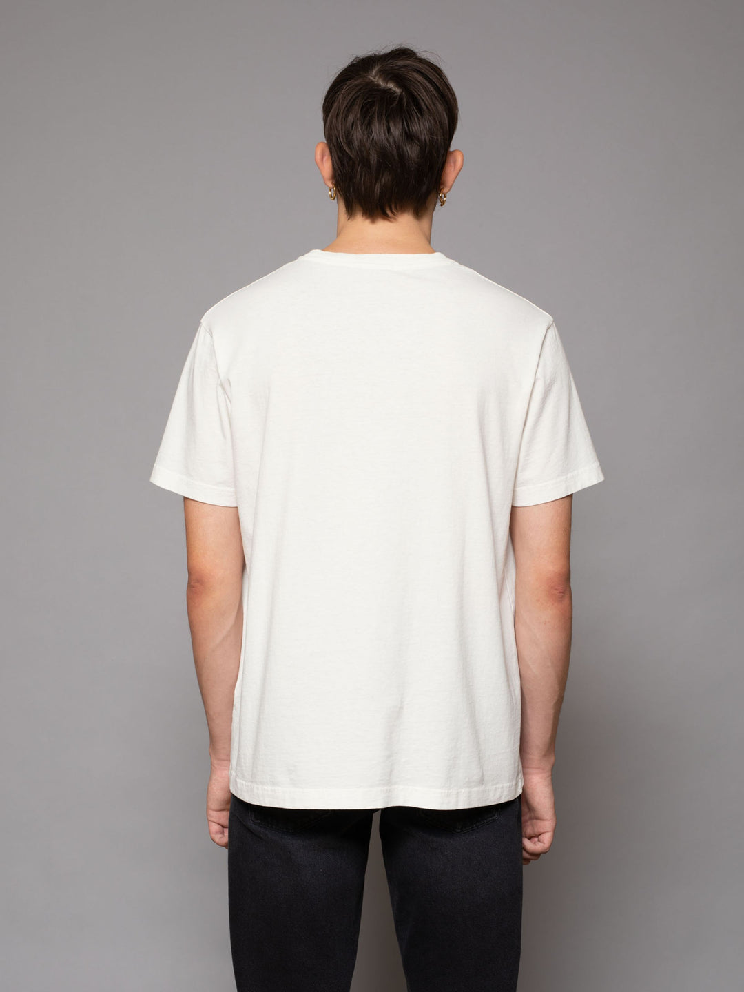 Nudie Uno Everyday T-Shirt Chalk White