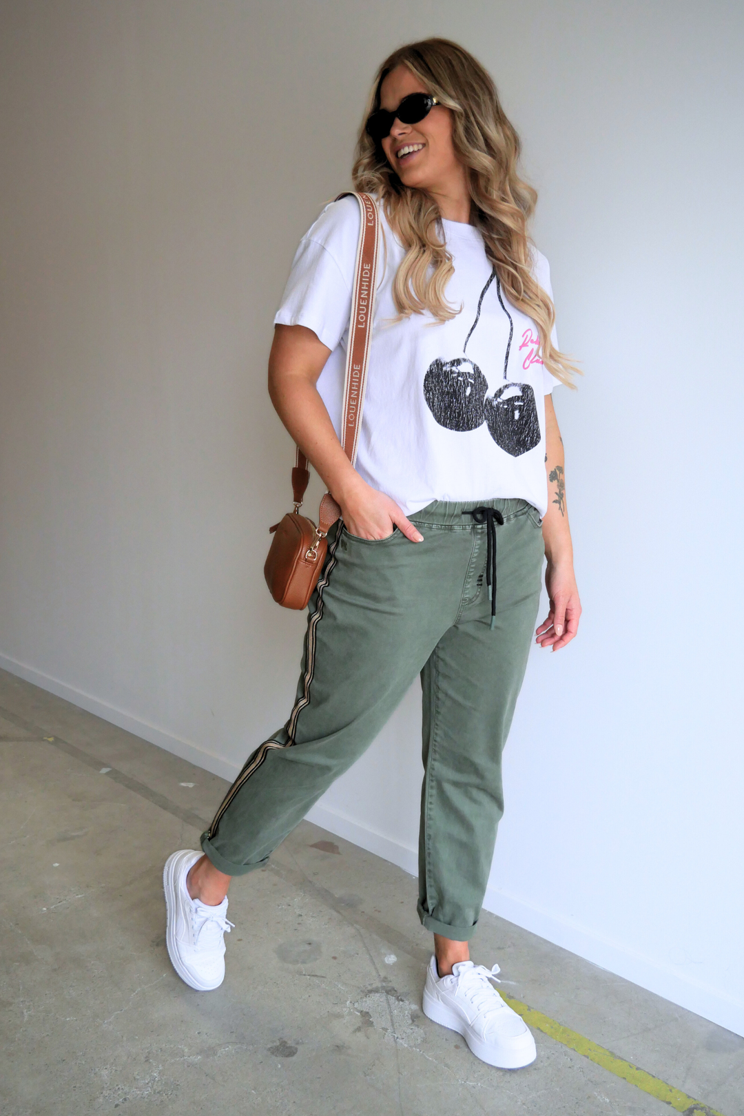 Label Raglan Jogger Khaki