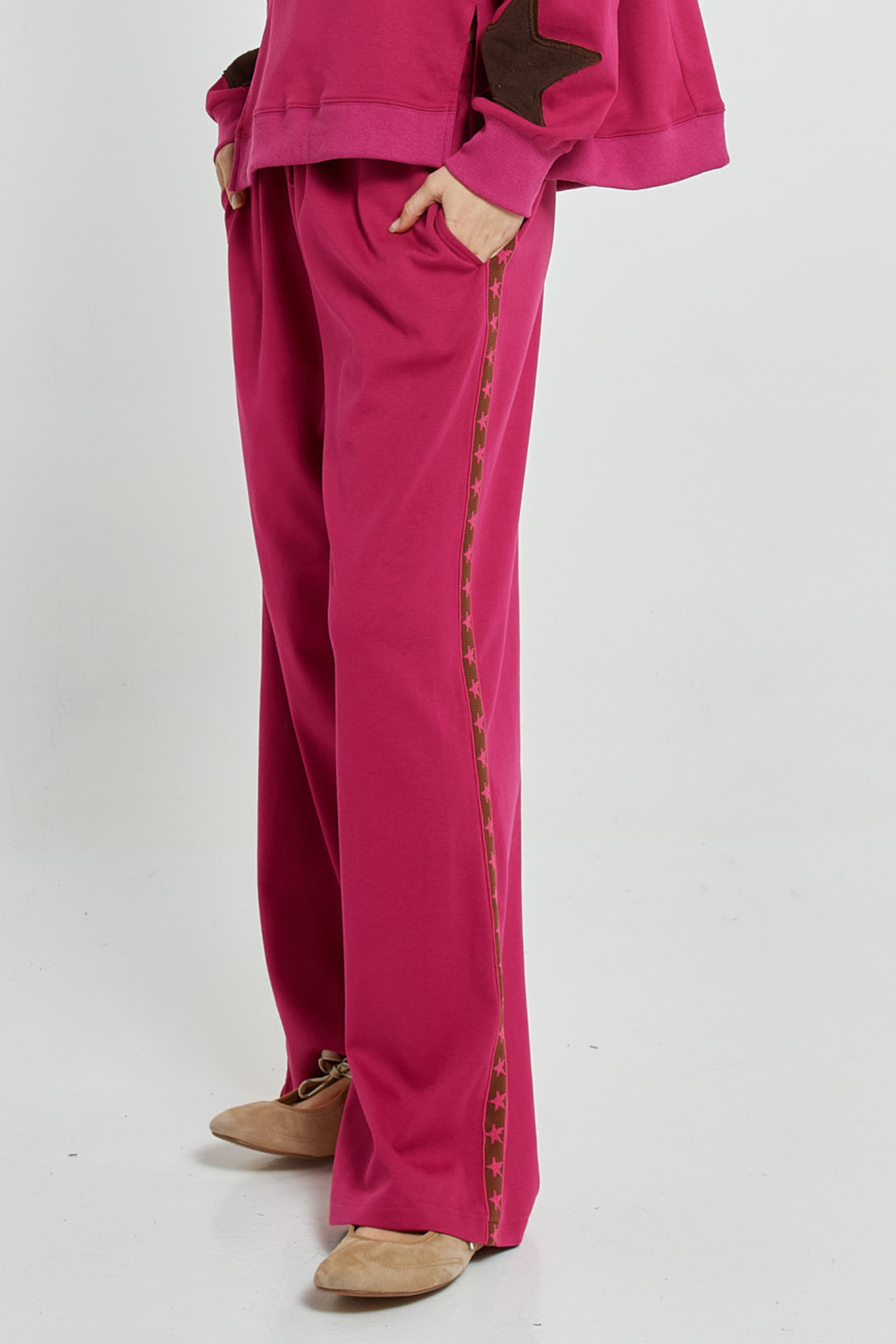 Betty Basics Saskia Trackpant Mulberry