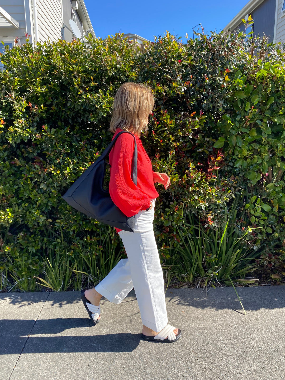 Label Harvest Poet Blouse Coral