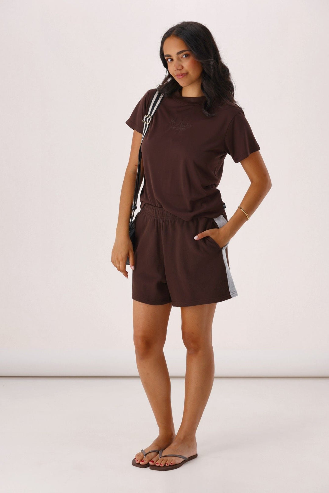 All About Eve Performance Panel Short Brown