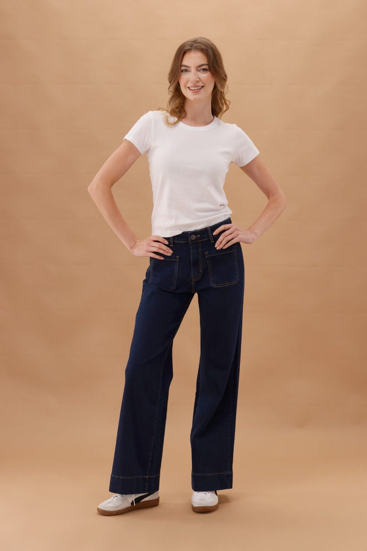 Wakee Lizzy Jean Indigo Blue