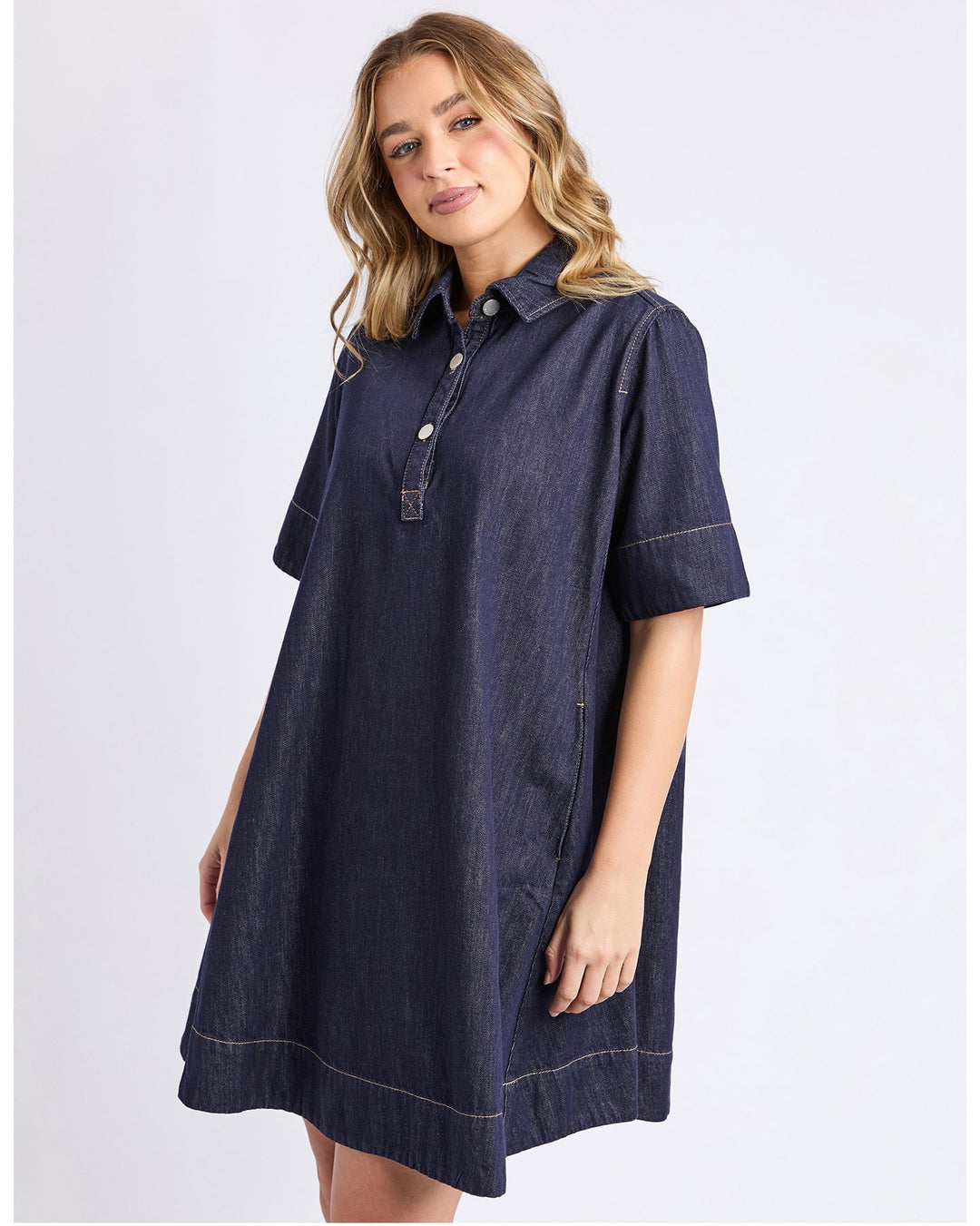 Foxwood Julian Dress Dark Blue