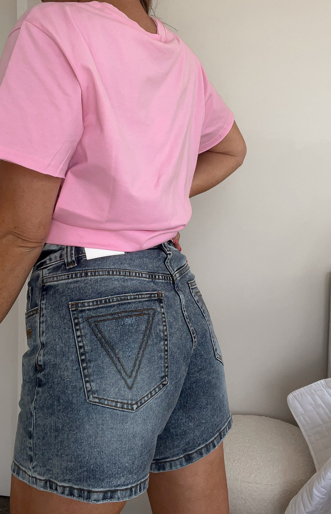 Label Kaden Vintage Denim Shorts Washed Indigo