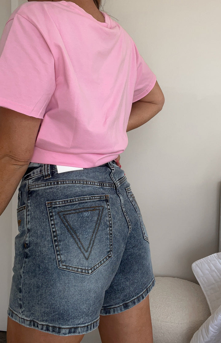 Label Kaden Vintage Denim Shorts Washed Indigo
